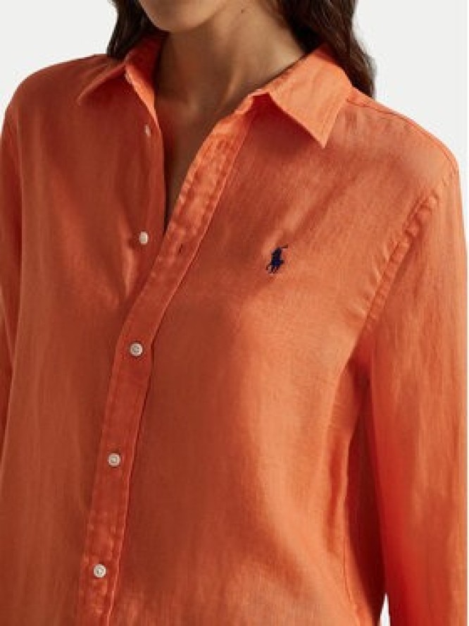 Polo Ralph Lauren Koszula 211970730500 Pomarańczowy Regular Fit