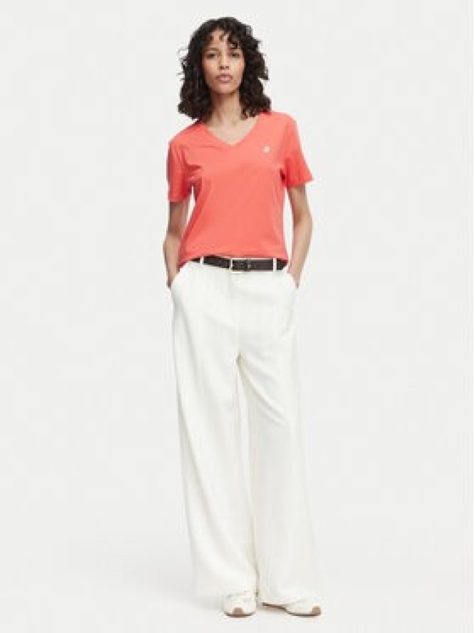 Beverly Hills Polo Club T-Shirt P-SS26W-TS516518 Koralowy Regular Fit