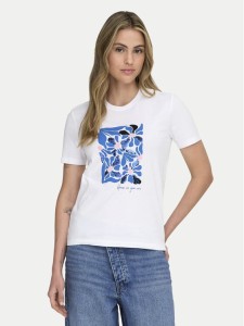 ONLY T-Shirt Kita 15367568 Biały Regular Fit