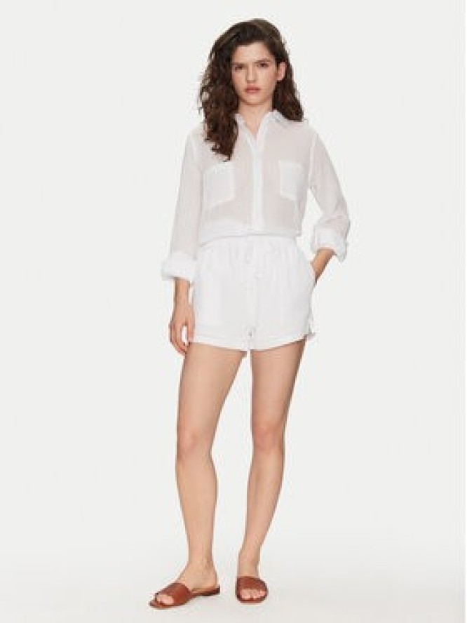 Seafolly Koszula Breeze 55428-TO Biały Regular Fit