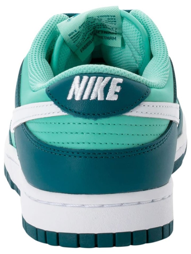 Nike Sportswear Skórzane sneakersy "Dunk Low" w kolorze turkusowym rozmiar: 40,5