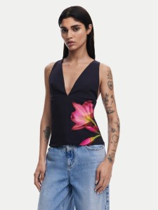 Desigual Bluzka 25SWBW09 Czarny Regular Fit