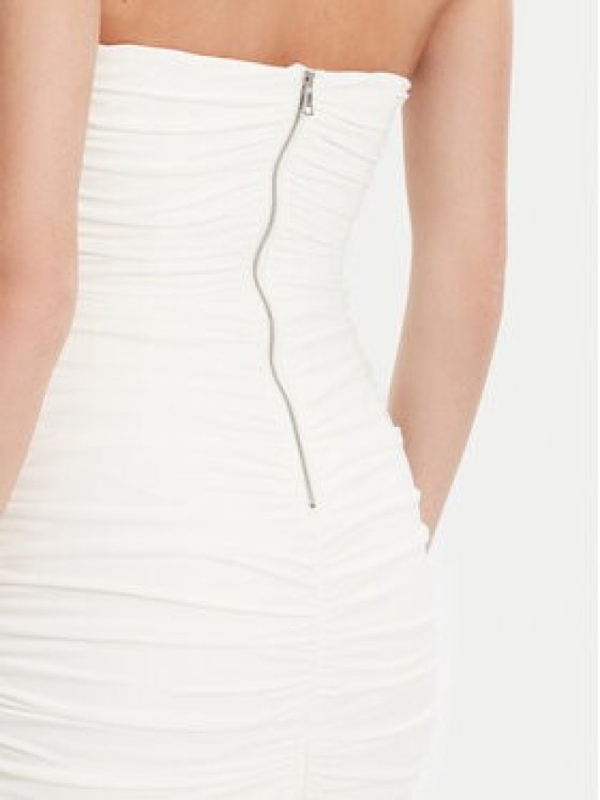 Bardot Sukienka wieczorowa 59692DB1 Biały Slim Fit