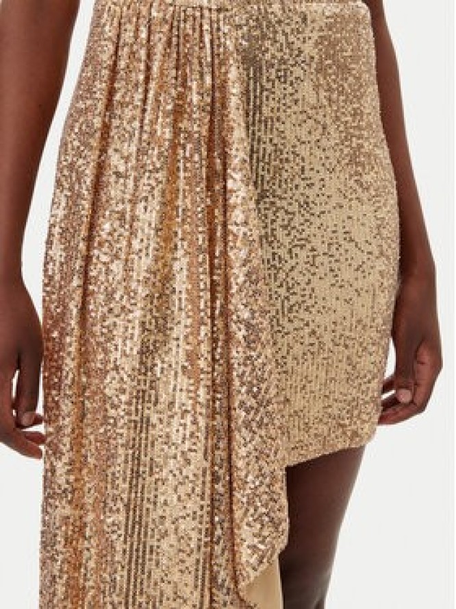 Gaudi Sukienka koktajlowa 511FD14008 Złoty Regular Fit