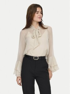 ONLY Bluzka Peninna 15367241 Beżowy Regular Fit