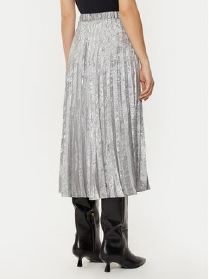 Gap Spódnica plisowana 587128-00 Srebrny Regular Fit