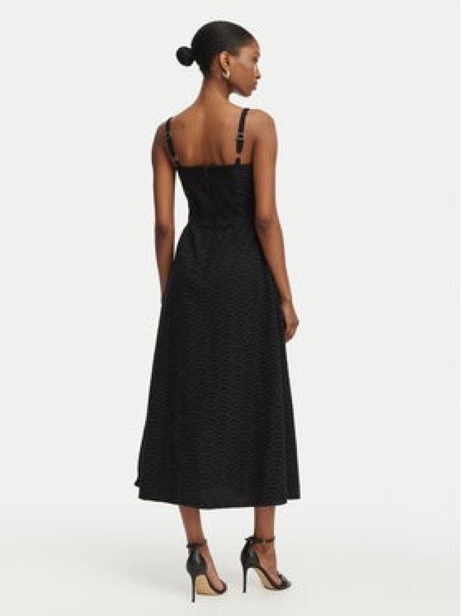 Guess Sukienka letnia W6GK44 W1884 Czarny Regular Fit