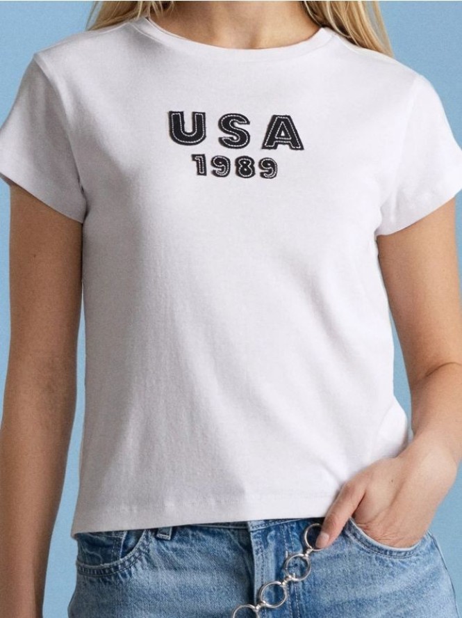 Koszulka z krótkim rękawem - biały