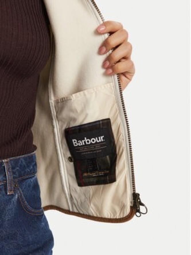 Barbour Kamizelka LFL0055CR11 Écru Regular Fit