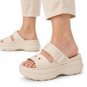 Sandały klapki damskie platformy Crocs SOHO TWO STRAP SANDAL