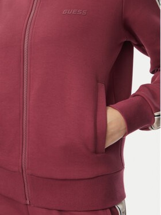 Guess Bluza V2YQ16 KB3P2 Różowy ciemny Regular Fit