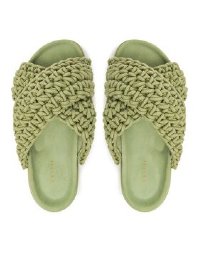 Inuikii Klapki Woven 70104-105 Zielony