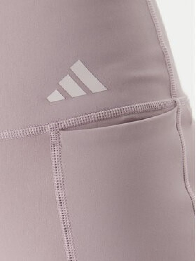adidas Legginsy Optime Workout KD9252 Fioletowy Slim Fit