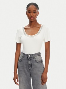 Marciano Guess T-Shirt 5RGP18 6299A Beżowy Regular Fit