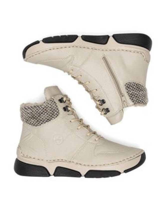 Rieker Trzewiki 45955-60 Beżowy