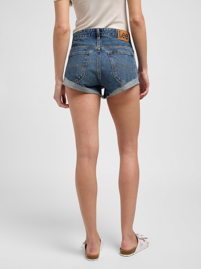 DAMSKIE SZORTY LEE RIDER SHORT 2IN CLASSIC INDIGO 112348989