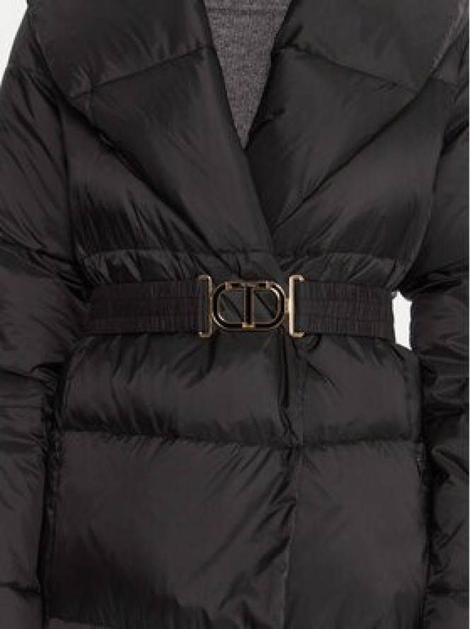 TWINSET Kurtka puchowa 252TT2050 Czarny Regular Fit