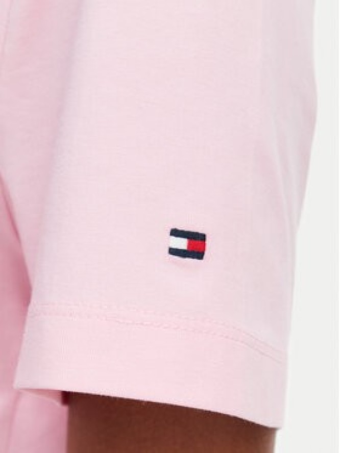 Tommy Hilfiger T-Shirt Th Script WW0WW49941 Różowy jasny Regular Fit