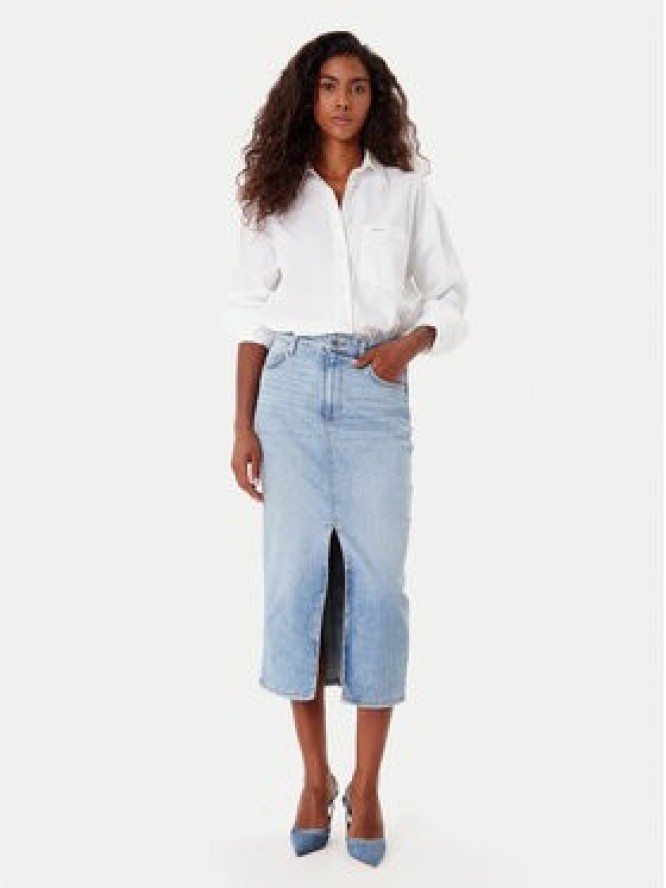 Guess Spódnica jeansowa W5YD1L D5QQ0 Niebieski Regular Fit