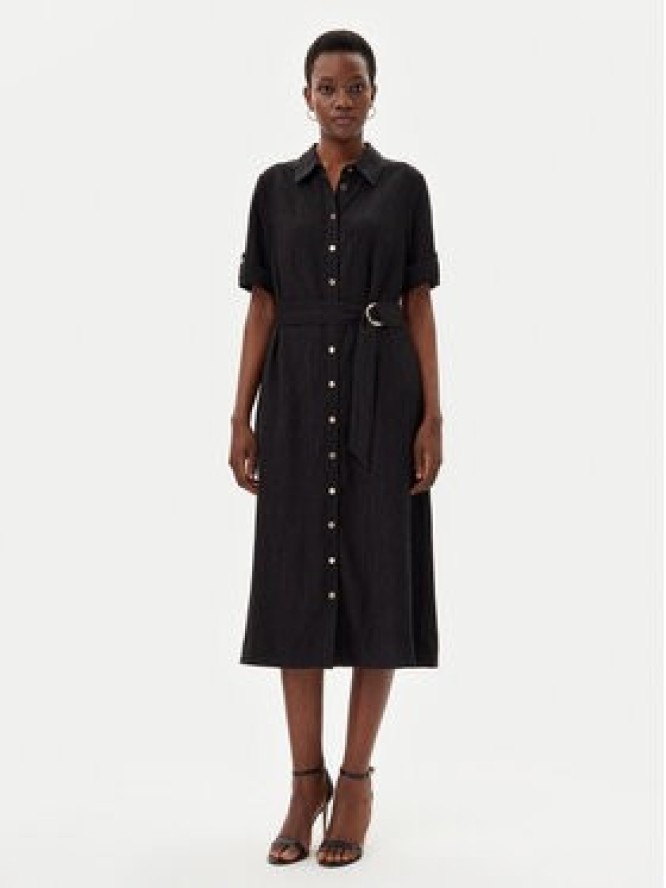 Olsen Sukienka koszulowa 13002000 Czarny Regular Fit