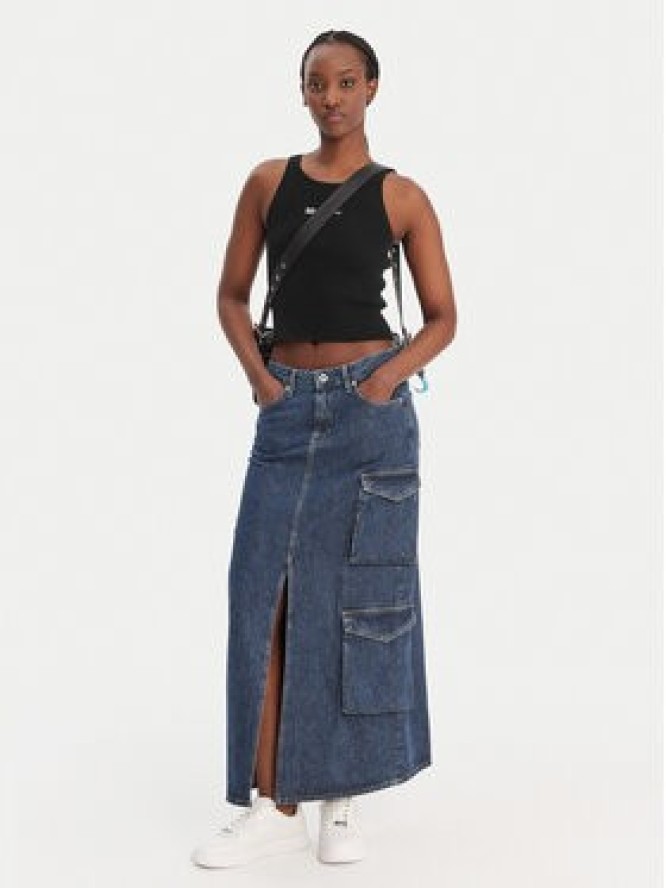 Karl Lagerfeld Jeans Top B1W18024 Czarny Slim Fit