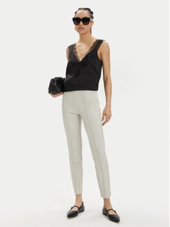 Tamaris Apparel Spodnie materiałowe Arad TAW0880 Écru Slim Fit