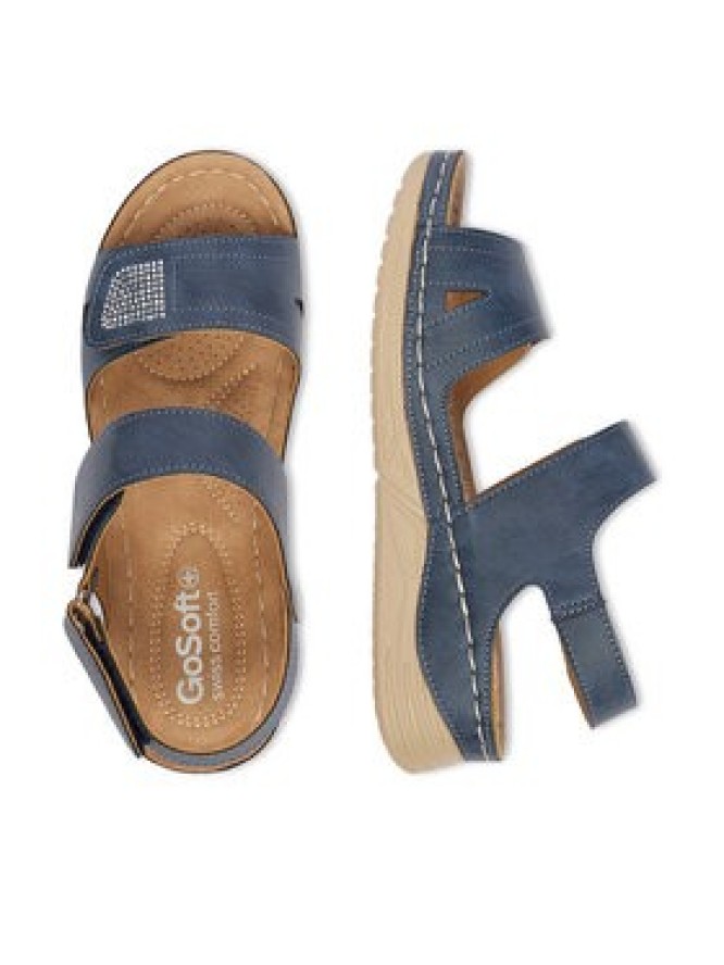 Go Soft Sandały CEO-WFA3741-1 Niebieski