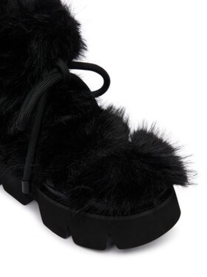 United Nude Śniegowce Stomper Fur Boot 1104801120 Czarny