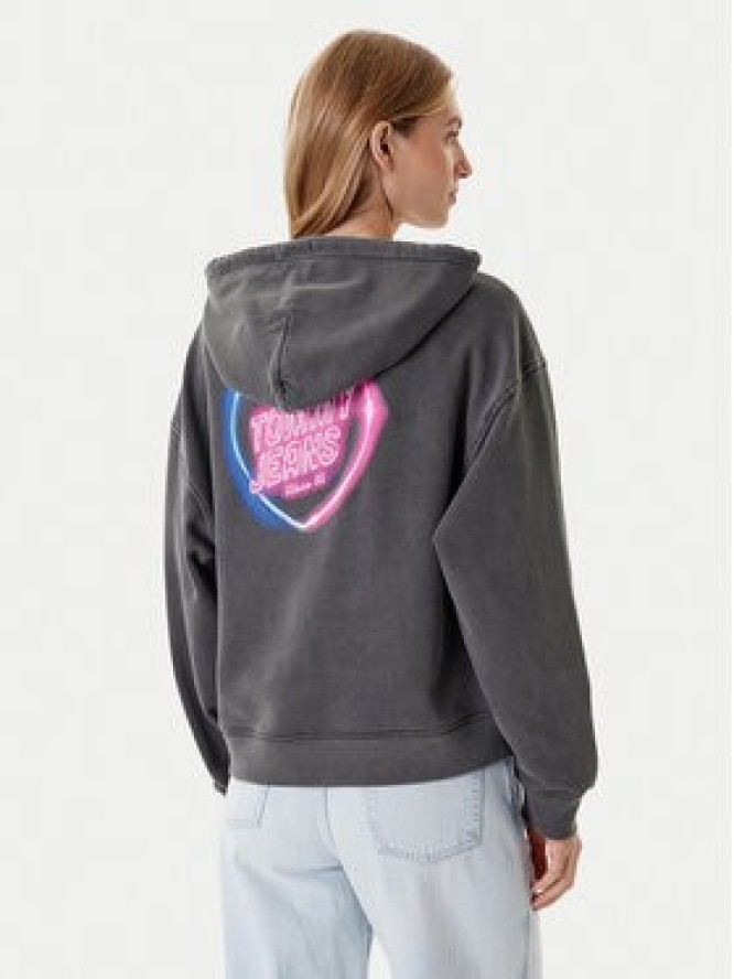 Tommy Jeans Bluza Neon DW0DW20945 Szary Boxy Fit