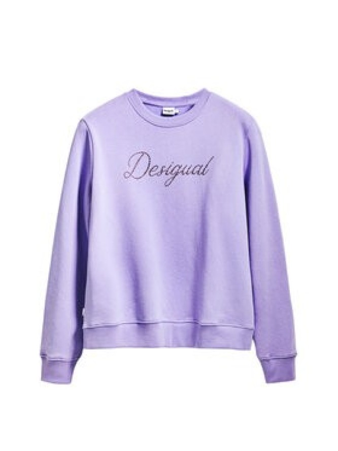 Desigual Bluza 25SWSK16 Fioletowy Regular Fit
