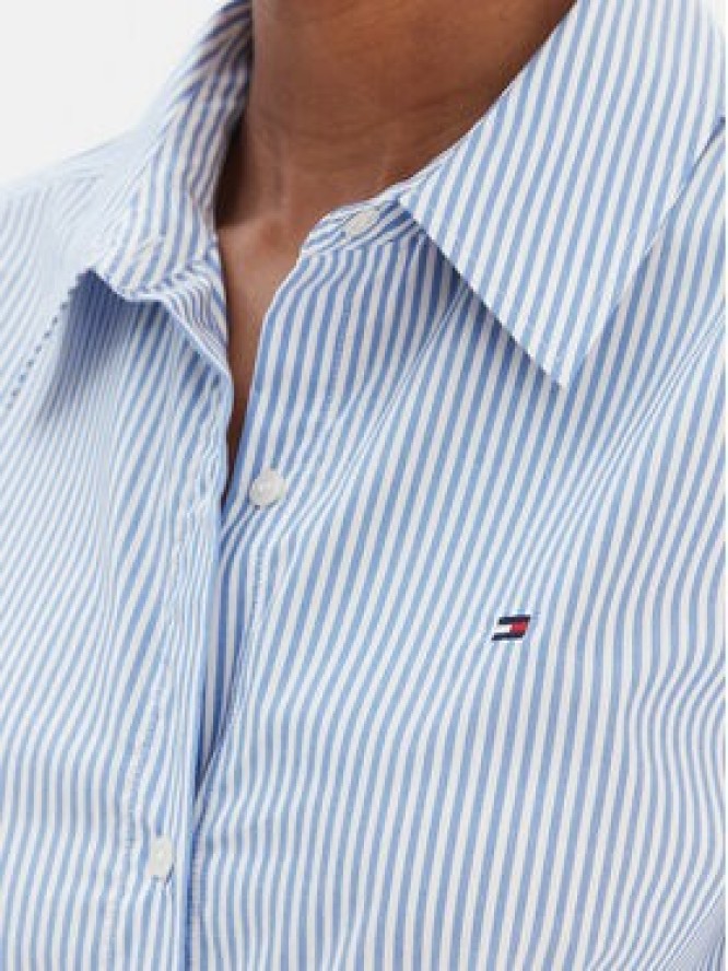 Tommy Hilfiger Koszula Ess WW0WW47169 Niebieski Regular Fit