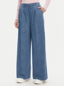 United Colors Of Benetton Spodnie palazzo 4KOWDF01B Niebieski Wide Leg