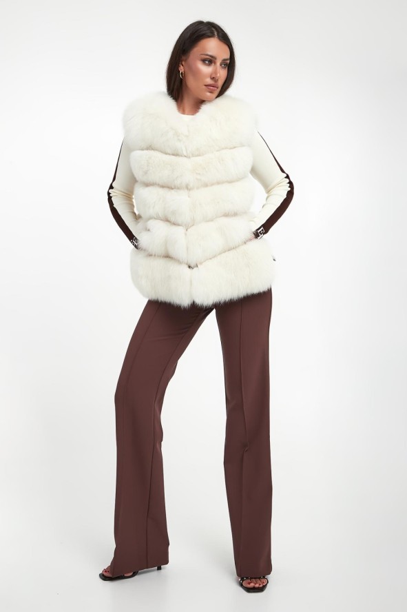 Kamizelka damska futrzana z lisa SUPREMA