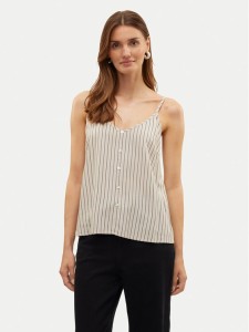 Vero Moda Top Mymilo 10303690 Beżowy Regular Fit