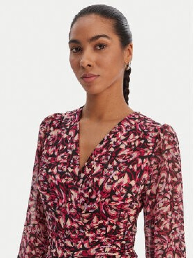 Morgan Sukienka codzienna 261-RIBLOO Różowy Slim Fit