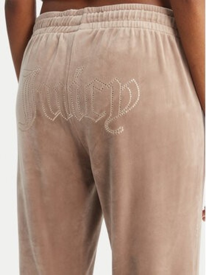 Juicy Couture Spodnie dresowe Tina JCWBJ126327 Beżowy Straight Leg