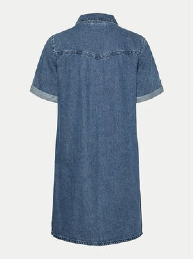 Vero Moda Sukienka jeansowa Jennie 10309665 Niebieski Regular Fit