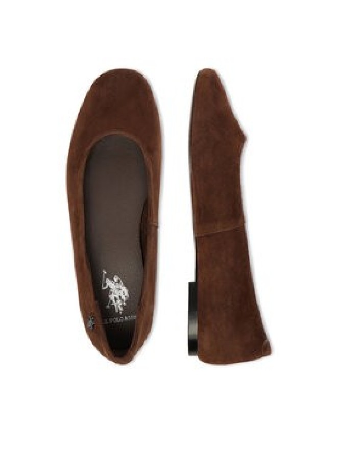 U.S. Polo Assn. Baleriny EO-AYOLY001W/6S1 Brązowy