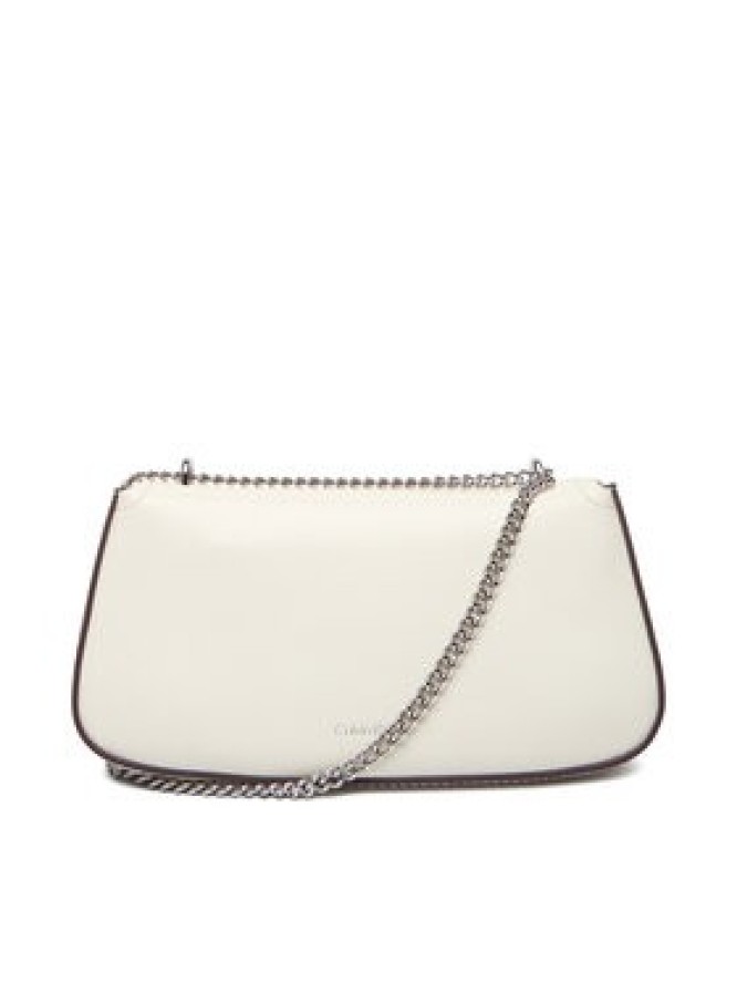 Calvin Klein Torebka Ck Convertible Chain Small Bag LV04F3172G Biały