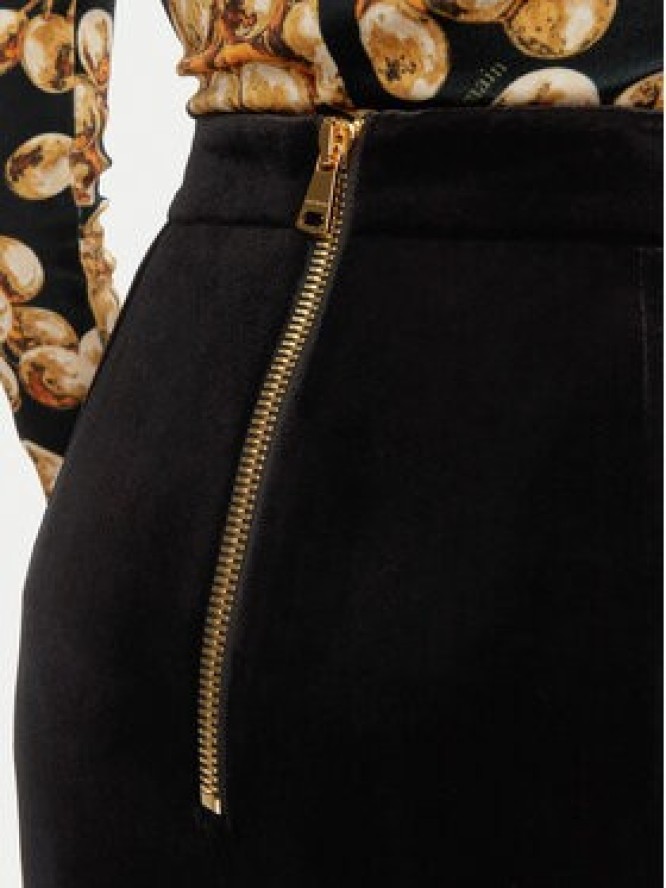 Balmain Spodnie materiałowe DF0PQ312JG50 Czarny Regular Fit