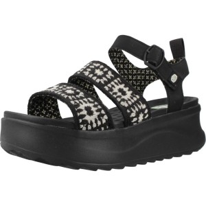Sandały HEY DUDE DELRAY BUCKLE COTTAGE CROCHE Czarny