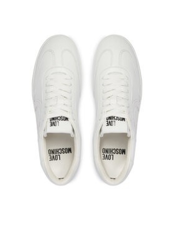 LOVE MOSCHINO Sneakersy JA15112G1OIA0100 Biały