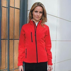Damska La Femme® 2warstwowa Oddychająca Kurtka Wiatroodporna Typu Softshell
