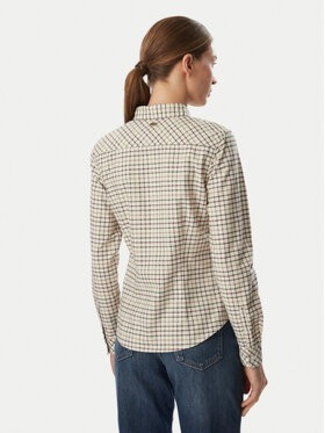 Barbour Koszula Woodside LSH1643CR52 Beżowy Slim Fit