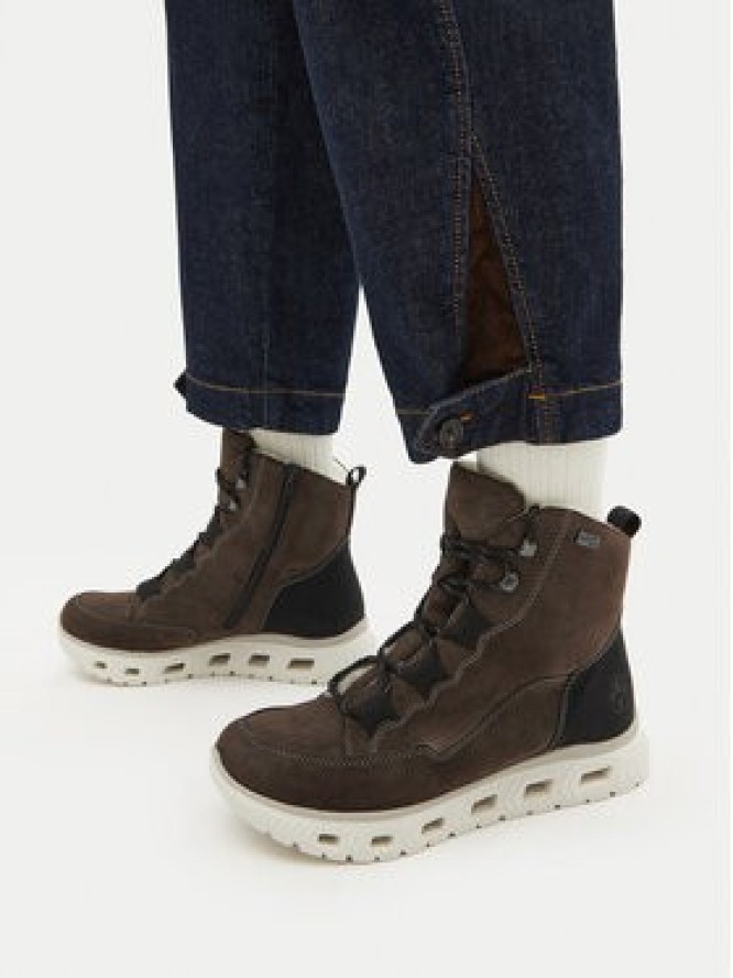 Rieker Trzewiki M6012-25 Brązowy