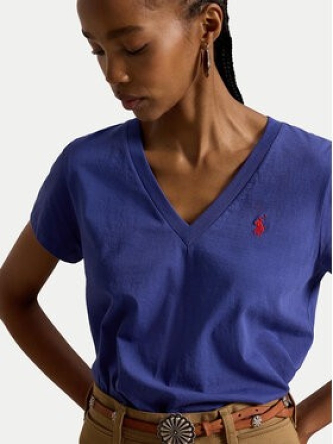Polo Ralph Lauren T-Shirt 211B14611003 Niebieski Regular Fit