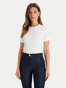 Guess T-Shirt V5BI12 K8FQ4 Biały Regular Fit