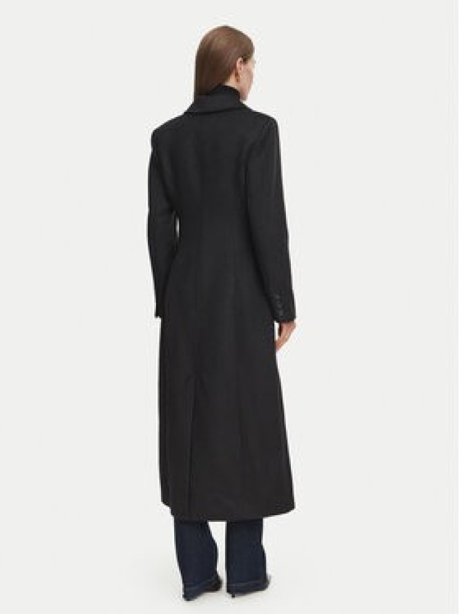 Guess Płaszcz wełniany W6BL49 W4129 Czarny Regular Fit