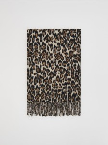 Szalik w panterkę - wielobarwny