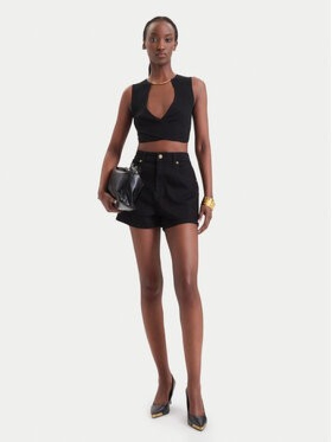 Versace Jeans Spodnie dresowe 80HAD514 Czarny Regular Fit
